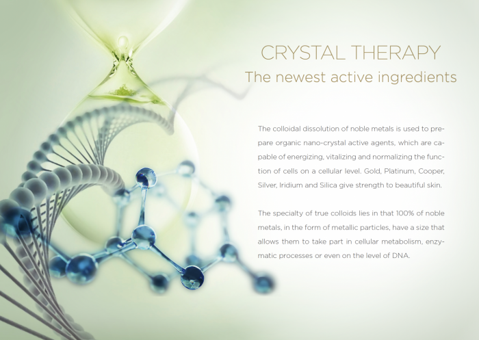 Crystal therapy for perfect beauty