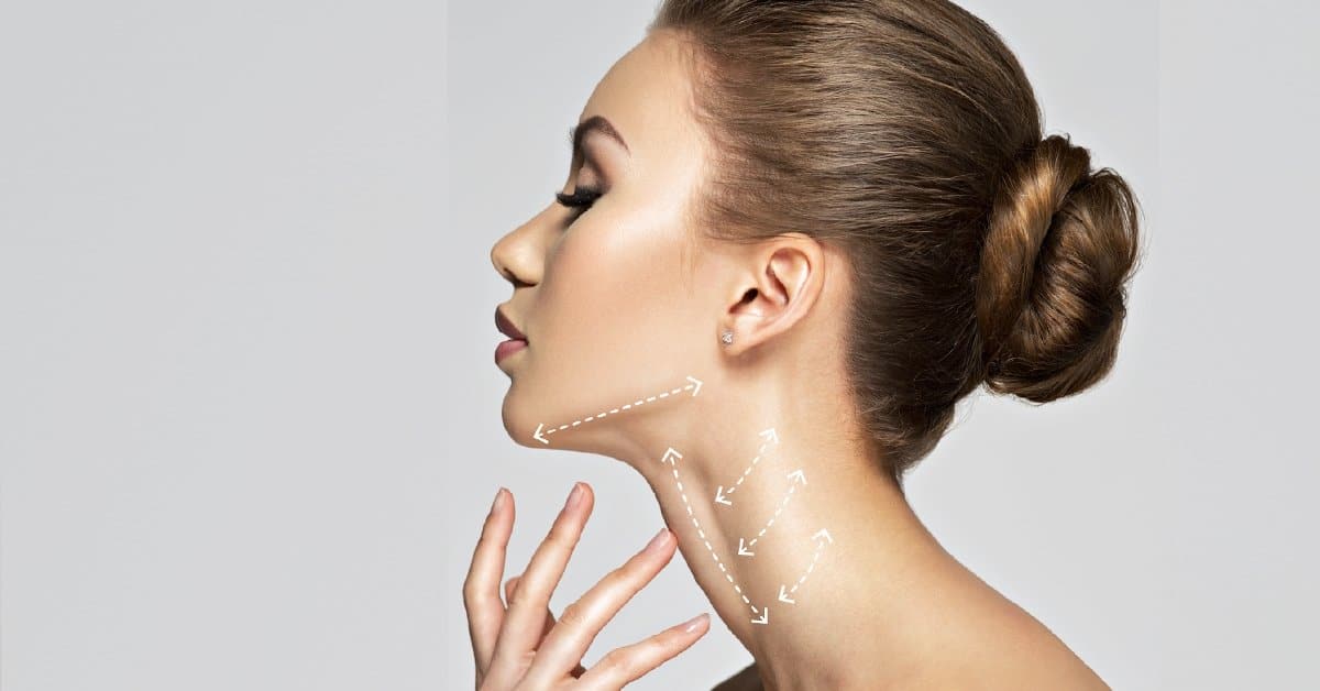 Radiantly beautiful facial skin